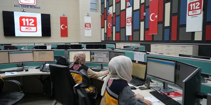 Bayburt'ta 112 Acil Çağrı hattında garip istekler hayrete düşürdü