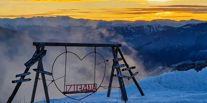 Zigana Dağı'ndan eşsiz gün batımı manzaraları