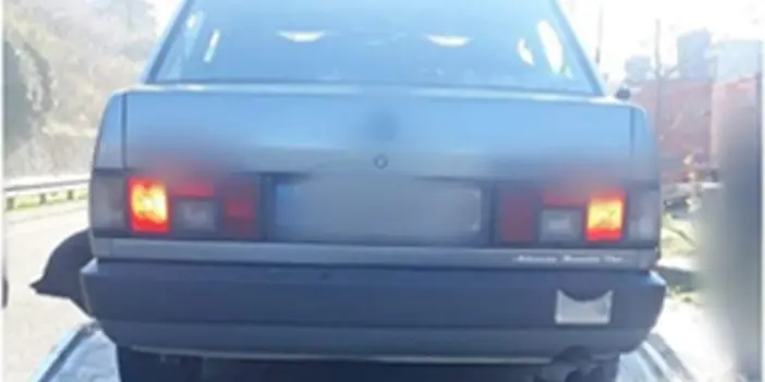 Trabzon'da sıkı trafik denetimi! 3 araç sürücüsüne ceza