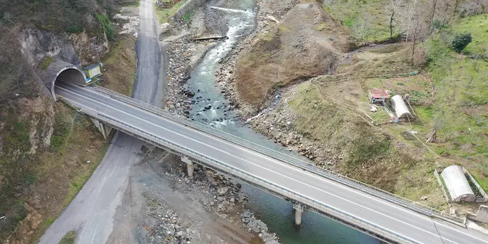 Doğu Karadeniz'i İç Anadolu'ya bağlayan Dereli yolu, ulaşım süresini yarıya düşürdü