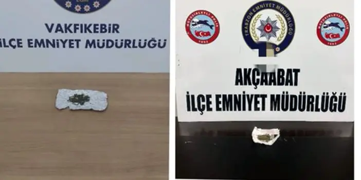 Trabzon'da uyuşturucu ve tohumlarına el konuldu! 