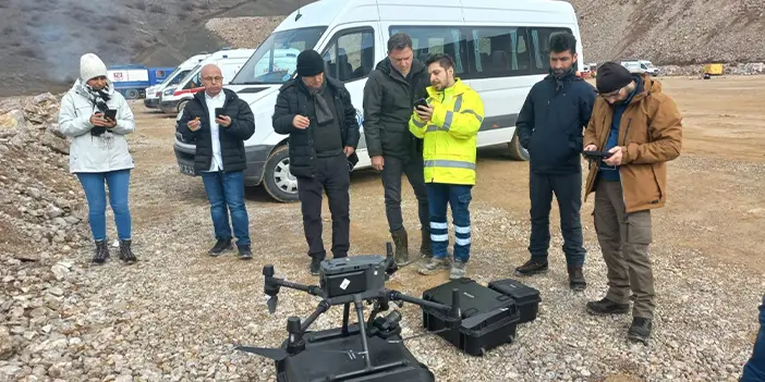 KTÜ heyetinden Erzincan'daki maden sahasında inceleme! 