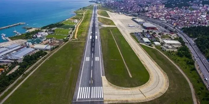 Trabzon Havalimanı’nda yolcu köprüsü çalışmaları sürüyor