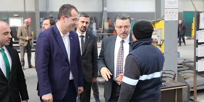 Başkan Ekim Şinik OSB'de "Her geçen gün gelişme kaydediyor"