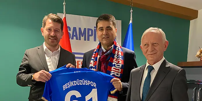 DP Genel Başkanı Uysal Beşikdüzüspor'u ziyaret etti 