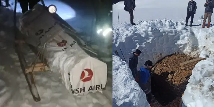 Kızakla cenaze taşıma mücadelesi! Bu köyde definler çileye dönüyor 