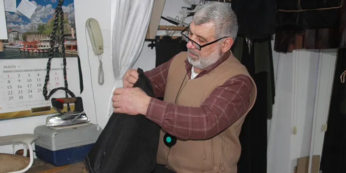 Ordulu Kıbrıs gazisi 55 yıldır terzilik yapıyor
