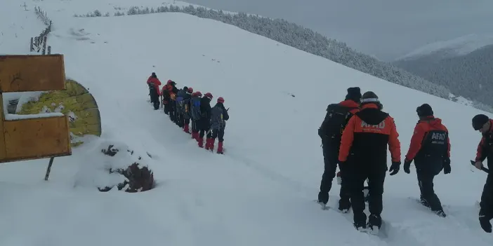 Trabzon'da çığ felaketine hazırlık! İtfaiye ve AFAD'dan ortak tatbikat
