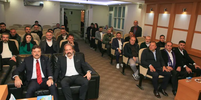 TSGİAD Başkanı Aziz Baş, Ergin Aydın’ı misafir etti