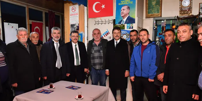 Trabzon'un kırsal mahallelerinden Başkan Genç ve Ergin Aydın'a büyük destek! 