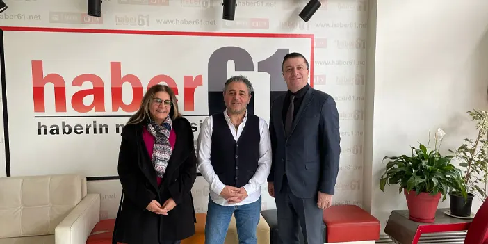 İŞKUR Trabzon İl Müdürü ve Şube Müdürü Haber61'i ziyaret etti! 