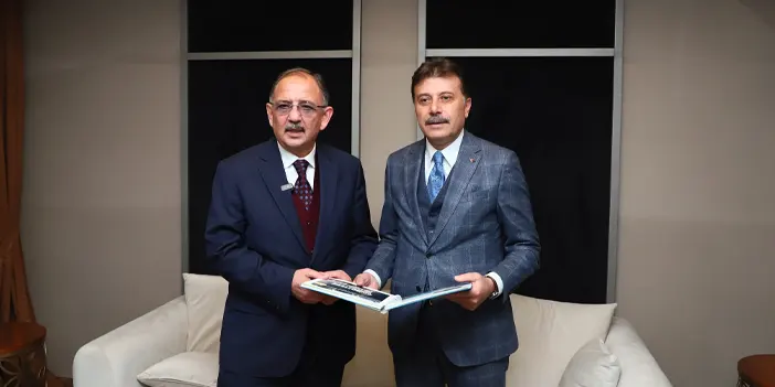 Bakan Özhaseki'den Ergin Aydın'a büyük destek! 