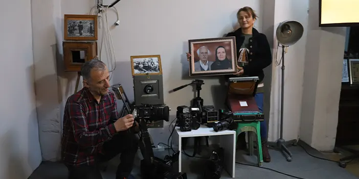 Trabzon'da baba yadigarı makinelere gözü gibi bakıyor 