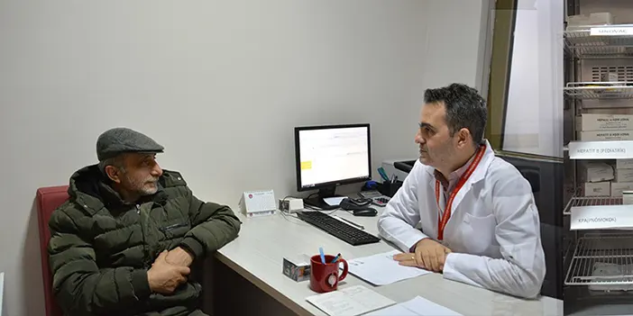 Trabzon Kanuni Eğitim Araştırma Hastanesi'nde aşı polikliniği açıldı