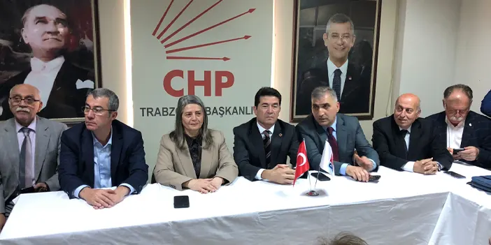 Trabzon CHP Trabzon İl Başkanlığı basın toplantısı - CANLI YAYIN