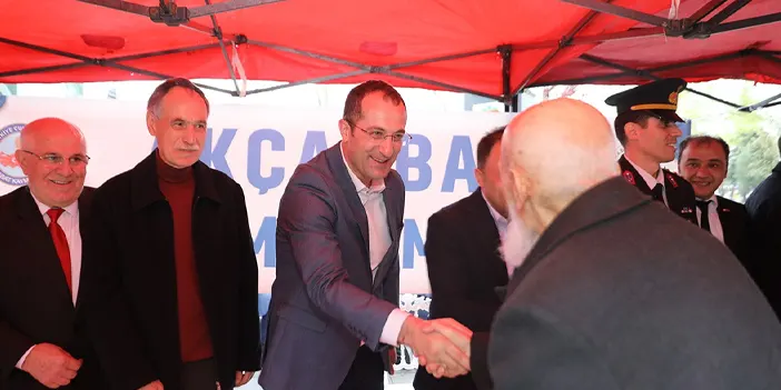 Akçaabat’ta geleneksel bayramlaşma töreni yapıldı