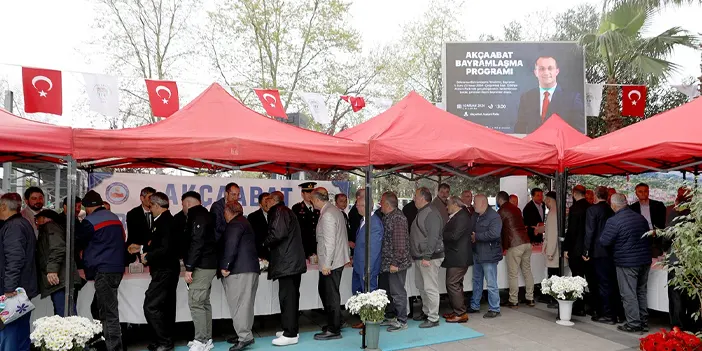 Akçaabat’ta geleneksel bayramlaşma töreni yapıldı