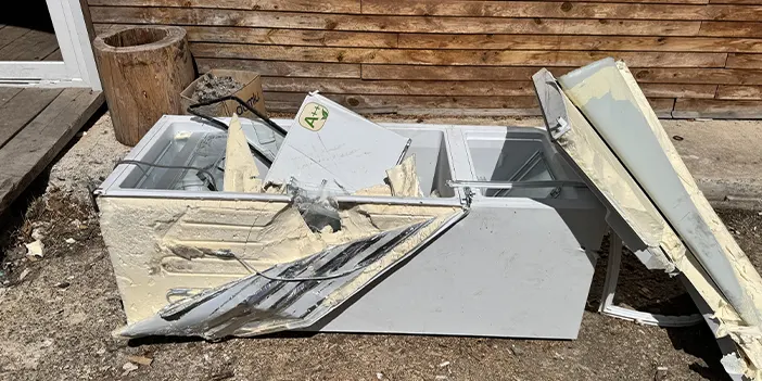 Artvin'de kayak merkezindeki 7 yapıya ayılar zarar verdi