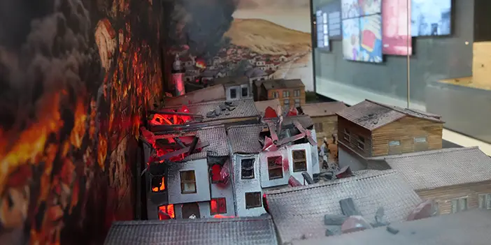 155 yıl önce şehri küle çeviren yangın Samsun Müzesi'nde sergileniyor