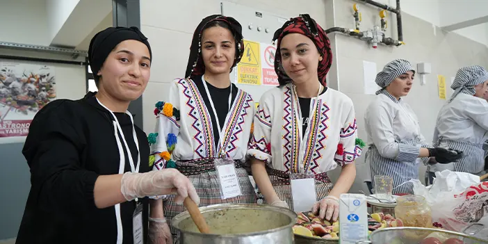 Samsun'da liseli şefler Türkiye finallerine gitmek için ter döktü