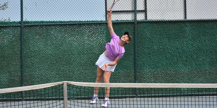 Teniste Türkiye Büyükler Bahar Kupası müsabakaları Trabzon'da sürüyor