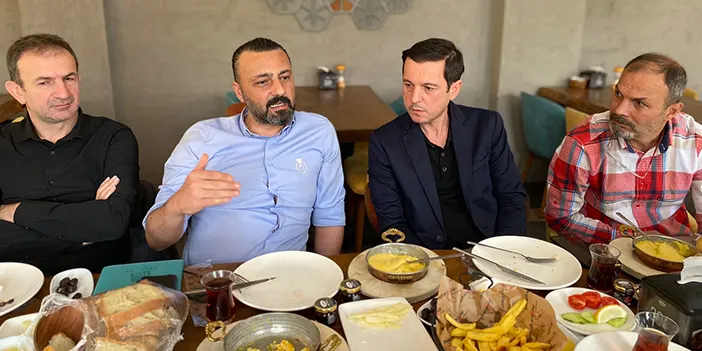 Türkiye Futbol Antrenörleri Trabzon Şube Başkan adayı Ümit Sağır basın ile buluştu