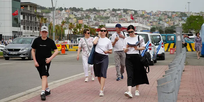 Rus turistler 3 ay aranın ardından tekrar Samsun'da