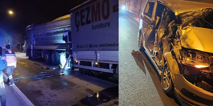 Trabzon'da tünelde zincirleme kaza! Ölü ve yaralılar var