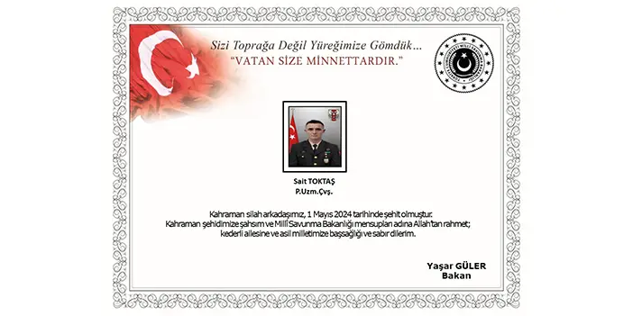 Pençe-Kilit bölgesinde mevziye yıldırım düştü! Piyade Uzman Çavuş'tan acı haber