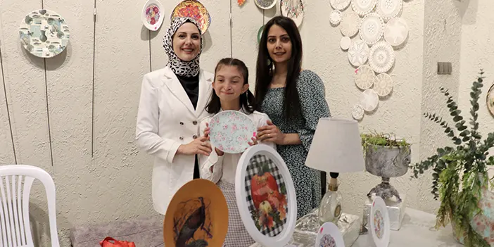 Trabzon'da özel eğitim öğrencilerinden sergi!