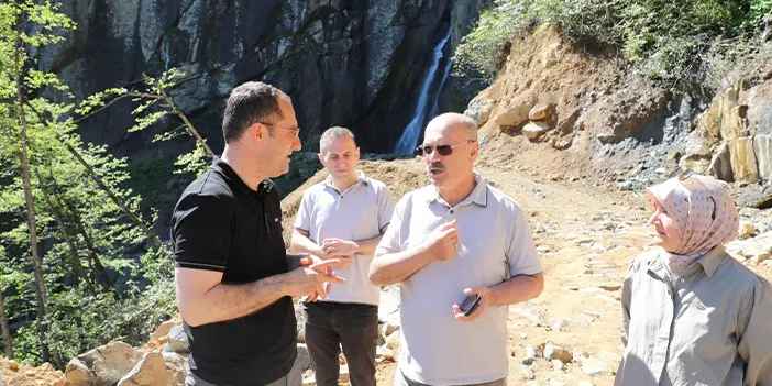 Trabzon'da turizm güzergahları arasında! Uçarsu Şelalasi