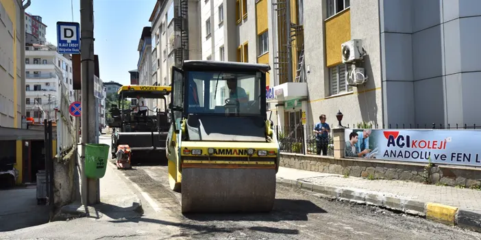 Trabzon'da  yol ve asfalt çalışmaları sürüyor! Yeşiltepe'den Başkan Genç'e teşekkür 