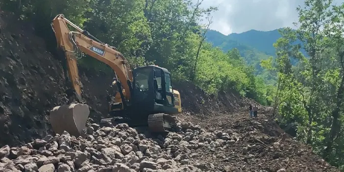 Trabzon'da selin vurduğu mahallelere Büyükşehir'den yeni yol! 