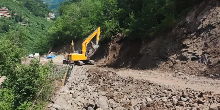 Trabzon'da selin vurduğu mahallelere Büyükşehir'den yeni yol! 