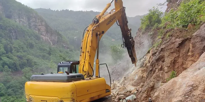 Trabzon'da selin vurduğu mahallelere Büyükşehir'den yeni yol! 