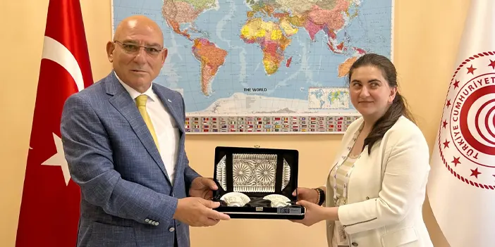 Başkan Kara ve TESOB heyetinden Budapeşte Büyükelçiliğine ziyaret