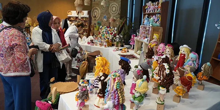 Samsun'da kadınların el emeği ürünleri görücüye çıktı! 