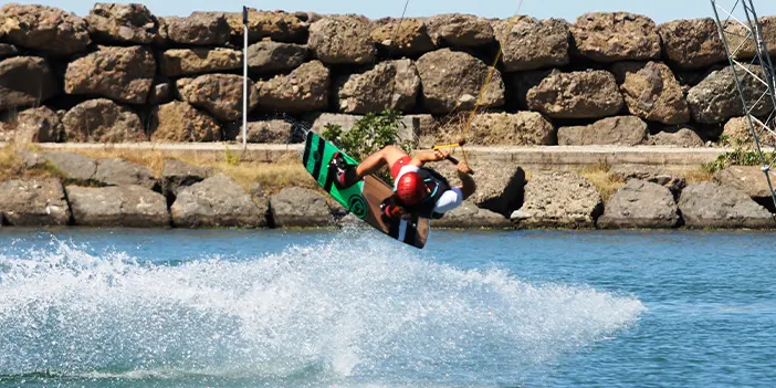 Dünyanın en ucuz ekstrem sporu Samsun'da yapılıyor!