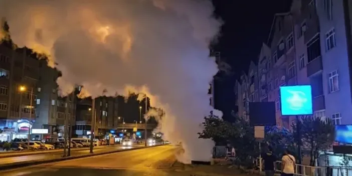 Zonguldak'ta korkutan patlama! Buhar gökyüzünü kapladı