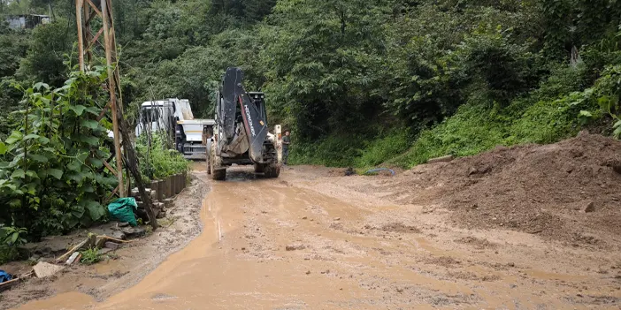 Trabzon Büyükşehir sel ve heyelana karşı teyakkuzda! 