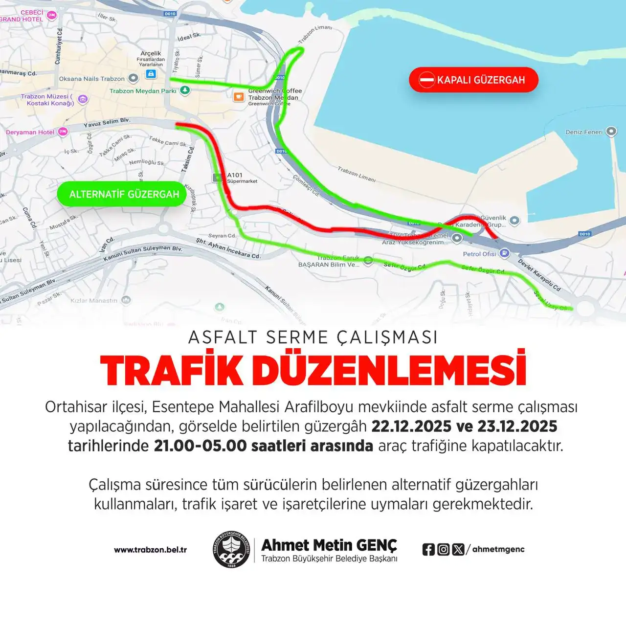 trabzonda-trafige-cikacaklar-dikkat