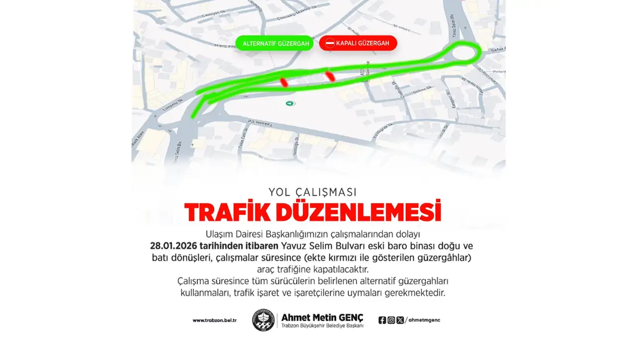 yavuz-selim-bulvarinda-trafik-duzenlemesi-donusler-kapatildi