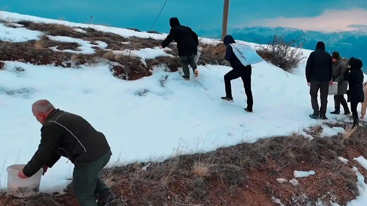 giresun-sebinkarahisarda-kuslar-icin-dogaya-yem-birakildi