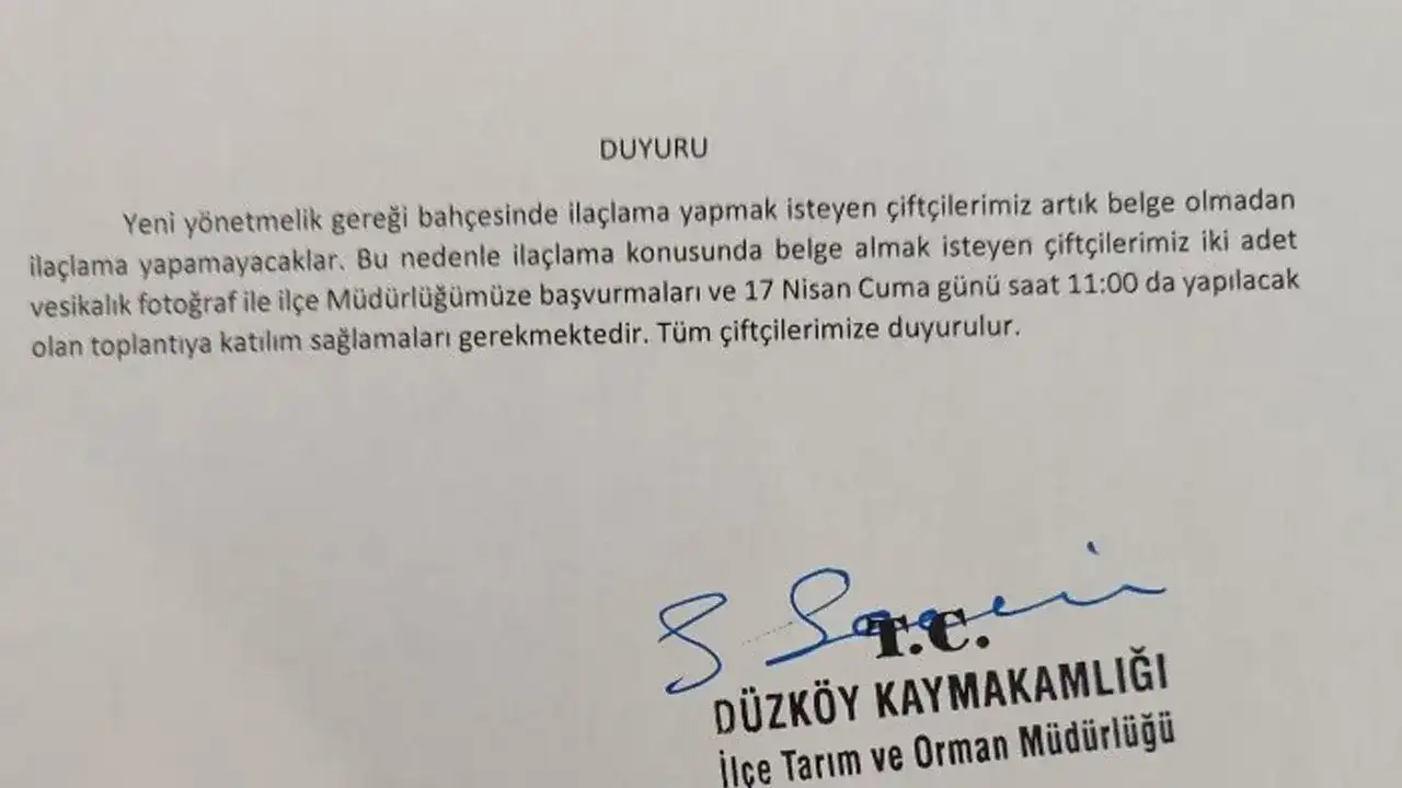 trabzonda-ciftcileri-ilgilendiren-gelisme-belge-sarti-getirildi