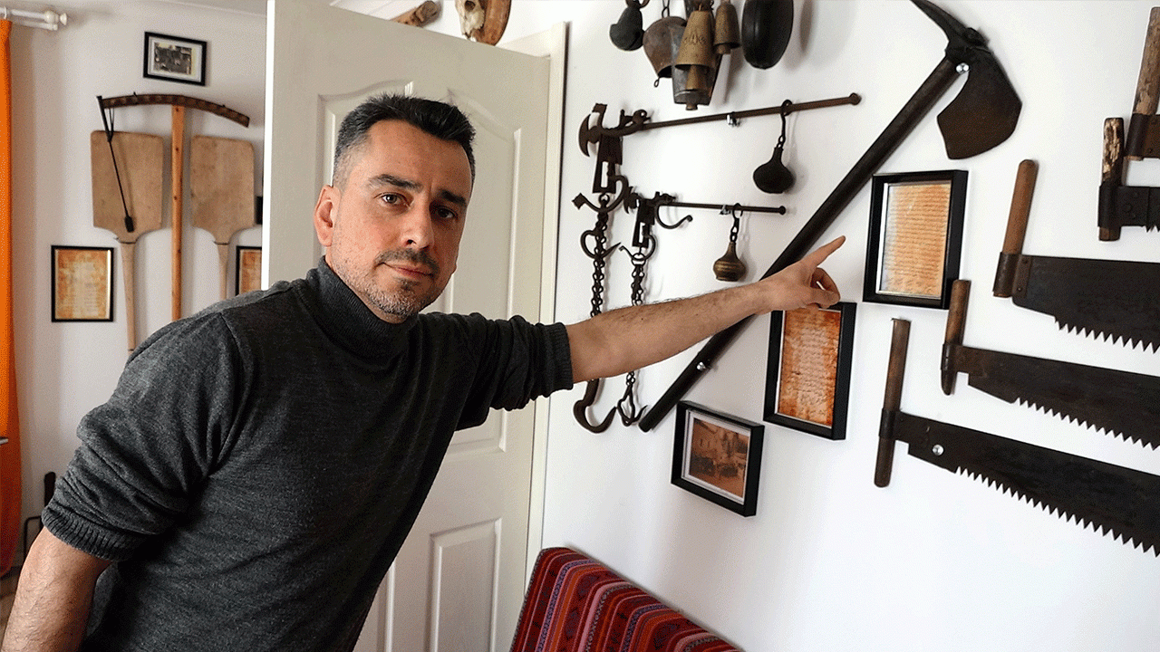 trabzonda-bir-koy-odasinda-200-tarihi-obje-sergileniyor