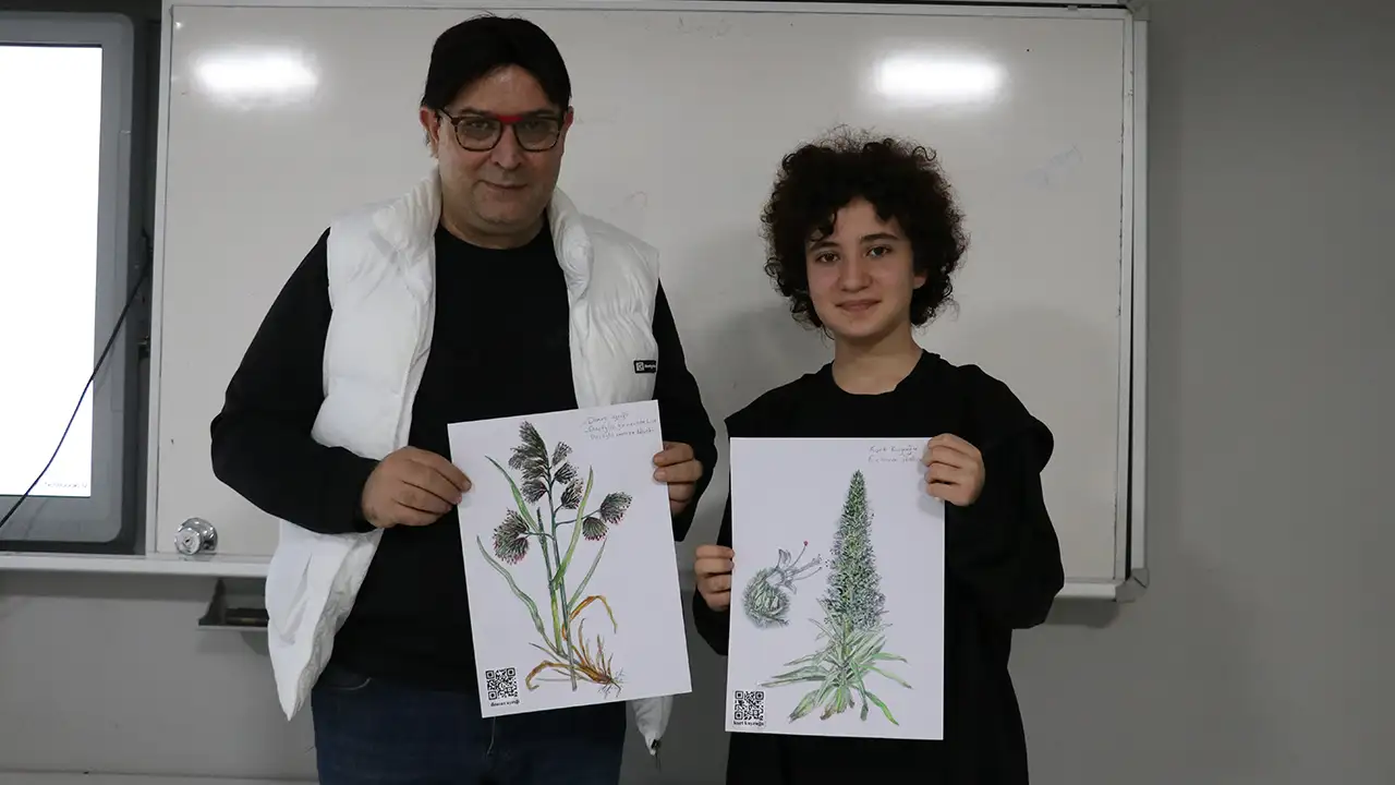 trabzonda-ortaokul-ogrencisi-illustrasyon-teknigiyle-yayla-bitkilerini-dijital-dunyaya-tasidi