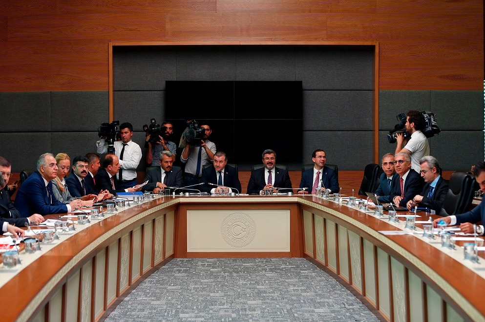 Adalet Komisyonu Türkiye Büyük Millet Meclisi’nde toplandı