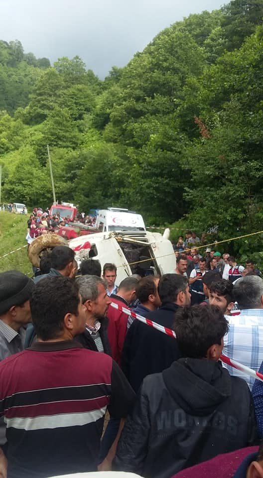 Giresun'da feci kaza: 6 Ölü, 5 Yaralı