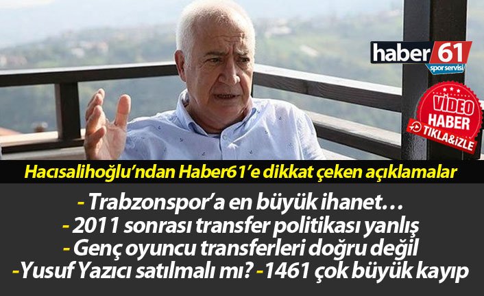 Trabzonspor eski yöneticisinde Flaş Yusuf Yazıcı sözler: Eğer derman olacaksa...