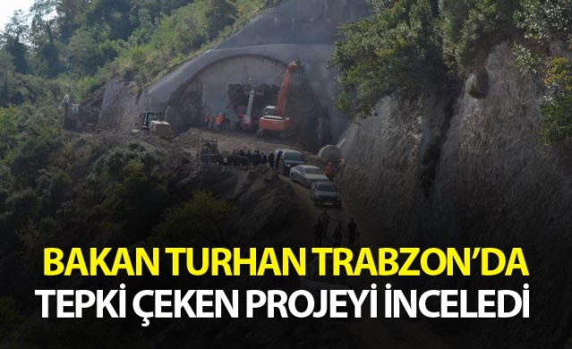 Bakan Turhan Boztepe'deki yol projesi için sabır istedi